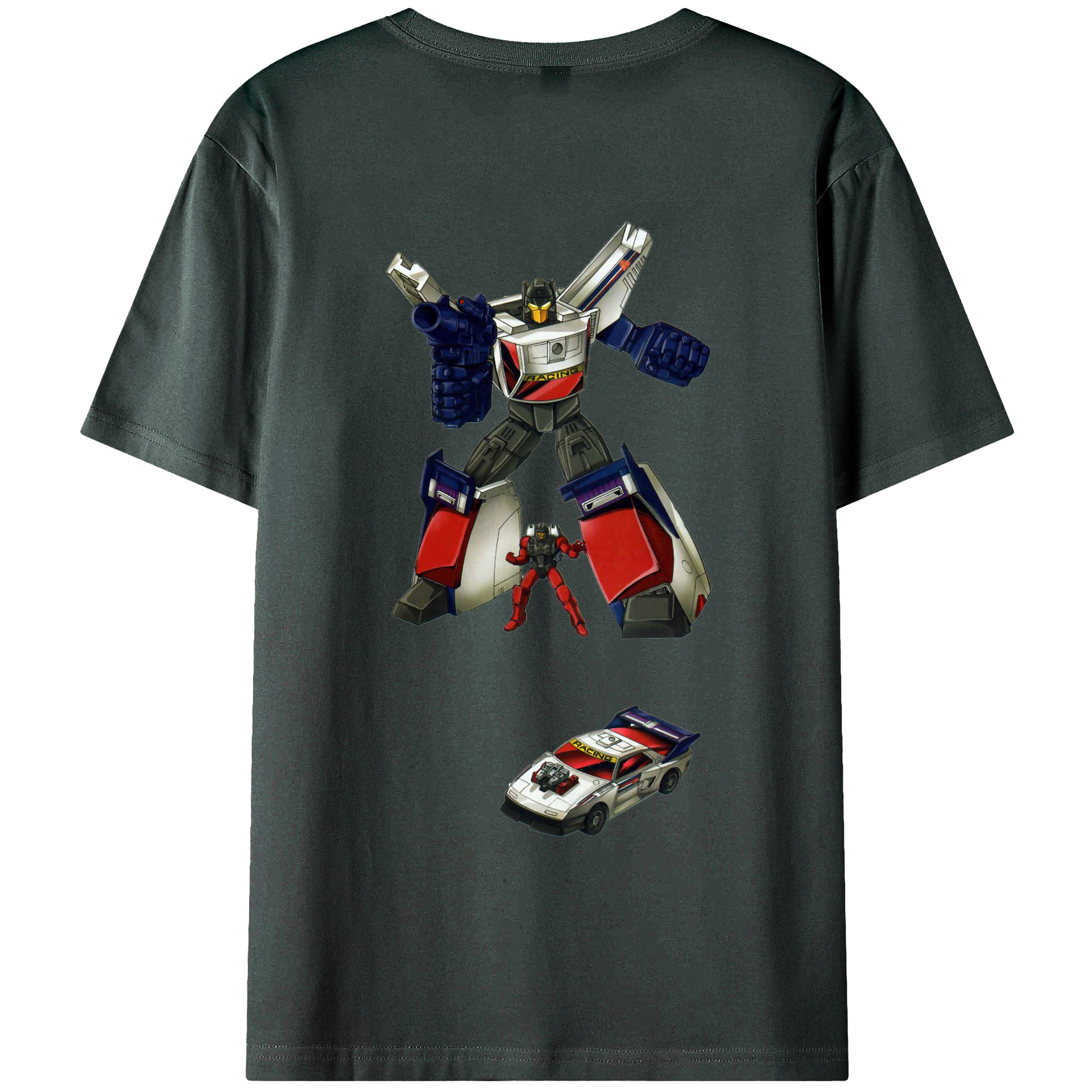 （画像用）  綿100％ メンズ半袖Tシャツ（バックプリント） 通気性